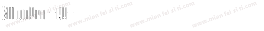 MILanPro -GB字体转换